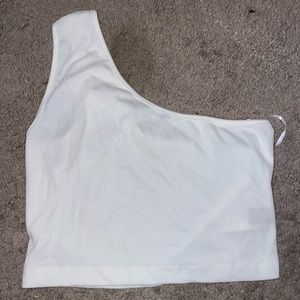 One Shoulder Crop Top
